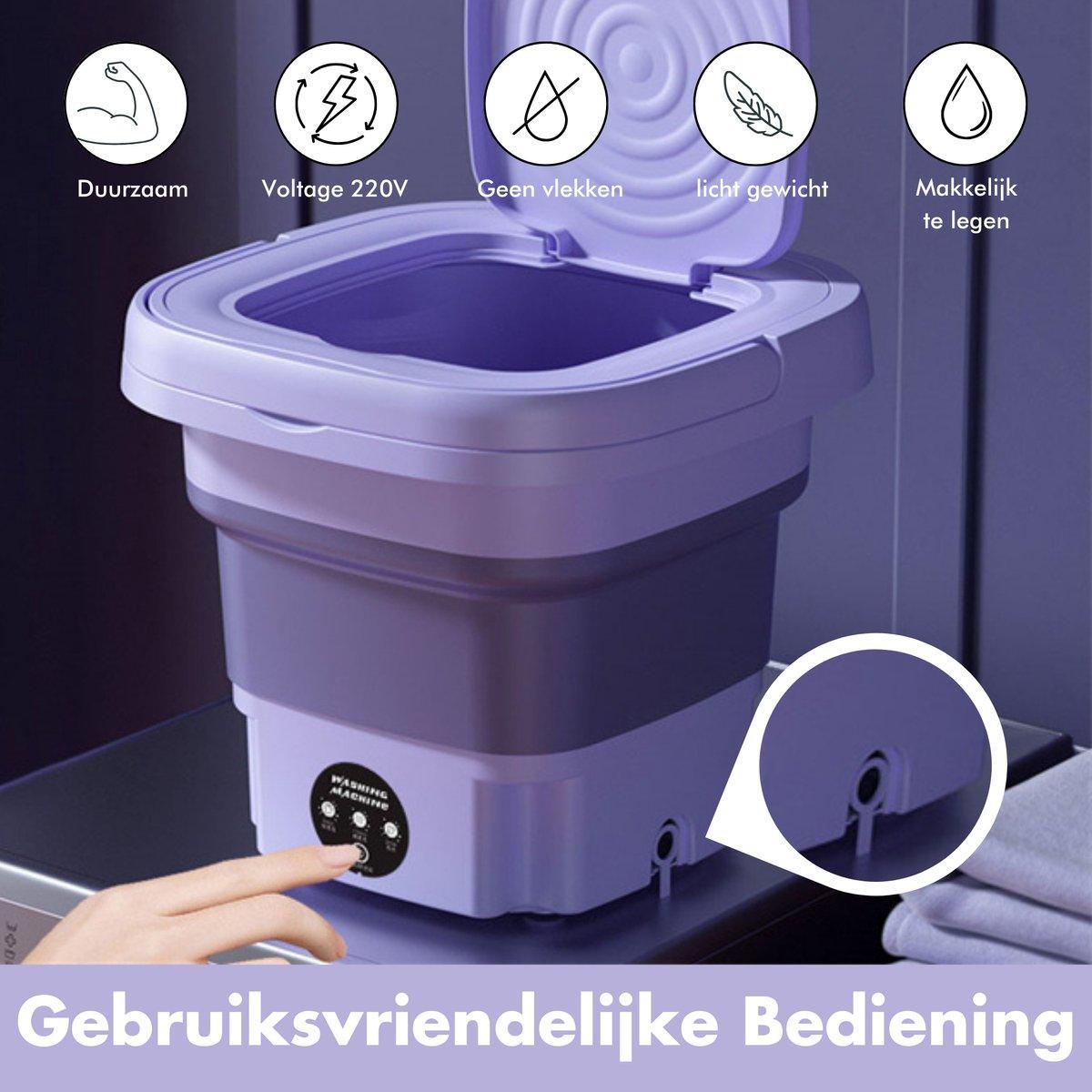 Wash-n-Go Deluxe - Draagbare Opvouwbare Super wasmachine - Kleinewas