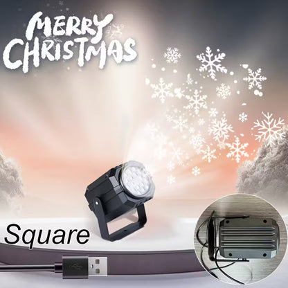 Sneeuwvlok Projector – Magische Kerstsfeer in Enkele Seconden!