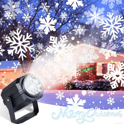 Sneeuwvlok Projector – Magische Kerstsfeer in Enkele Seconden!