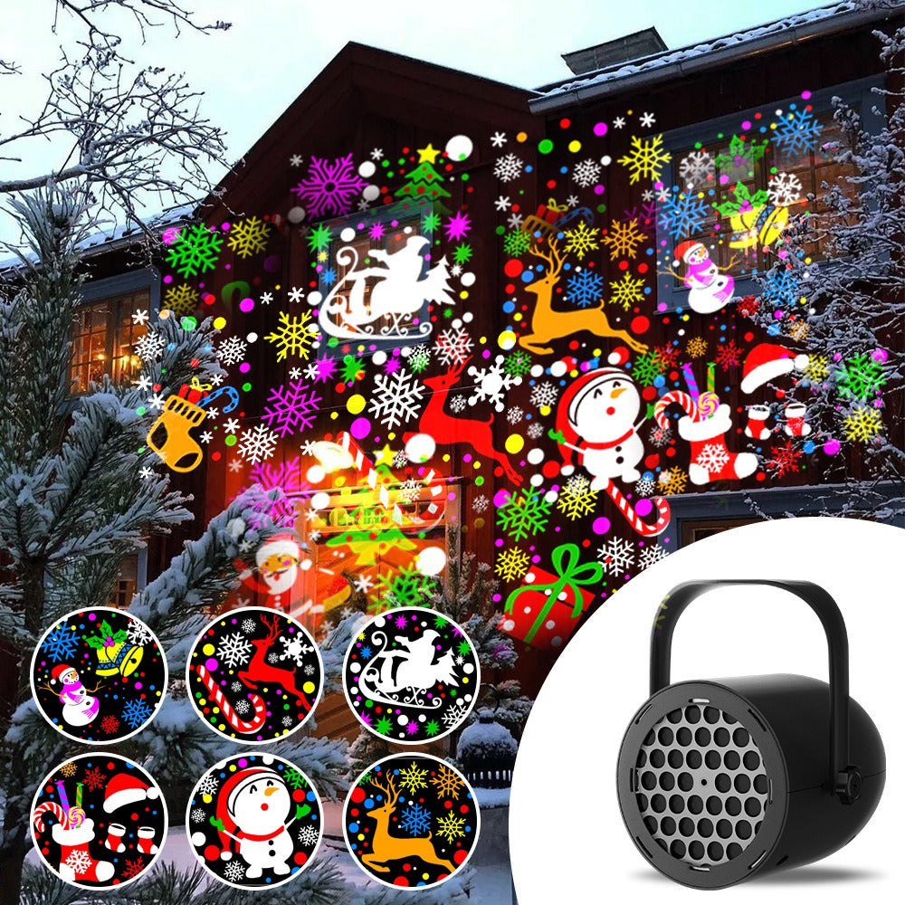 Sneeuwvlok Projector – Magische Kerstsfeer in Enkele Seconden!