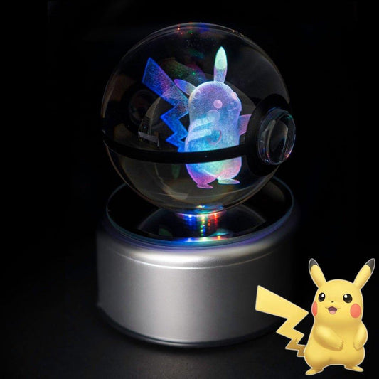 Pokémon Kristal Lichtgevende Pokéball - Klikenkopen.nl