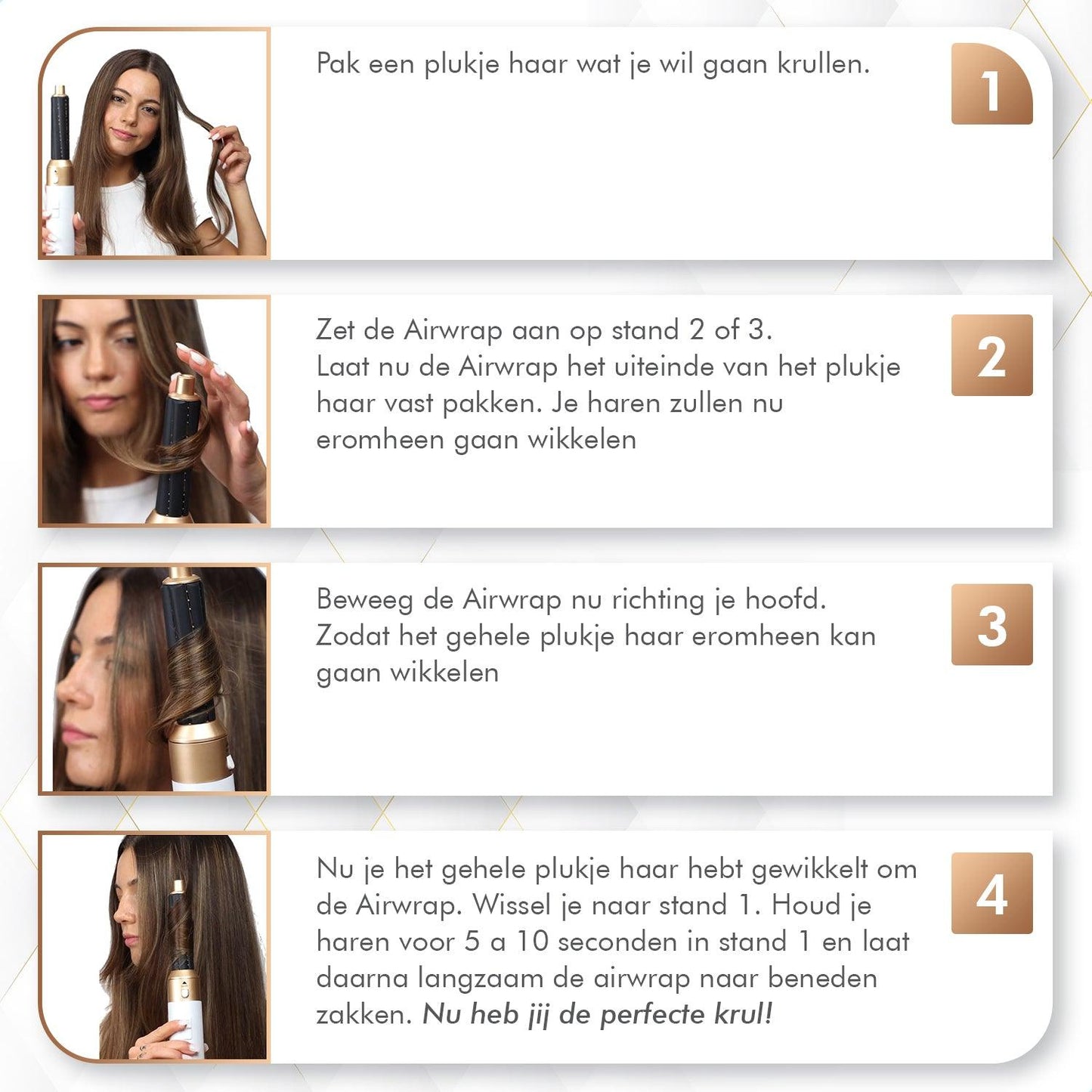 StylePro airstyler wit/goud editie - Klikenkopen.nl