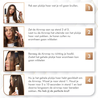 StylePro airstyler wit/goud editie - Klikenkopen.nl